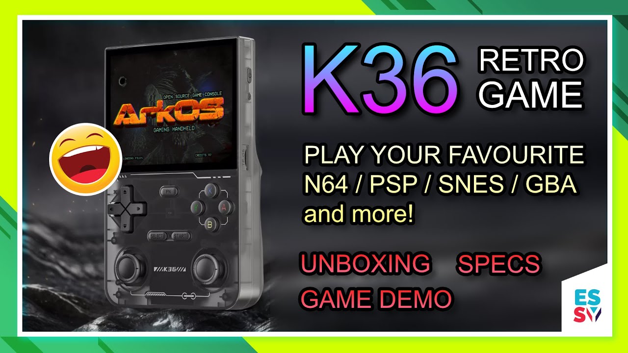 K36 Handheld Game Console For Your Favorite PSP Games!