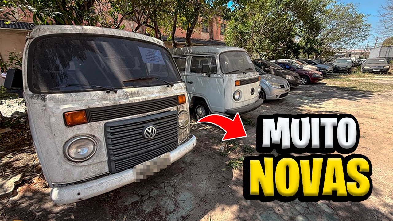 LEILÃO de KOMBIS e CARROS da POLÍCIA FEDERAL | mais de 100 LOTES EM UM ÚNICO DIA