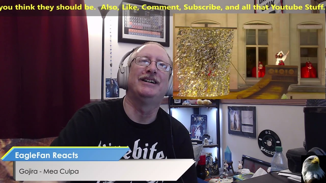 EagleFan Reacts to Mea Culpa by Gojira - Epic Olympic Performance