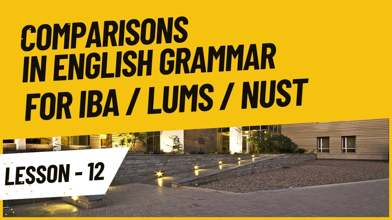 Comparisons in English Grammar | LIKE vs AS | Comparative & Superlative | IBA Entry Test Tips
