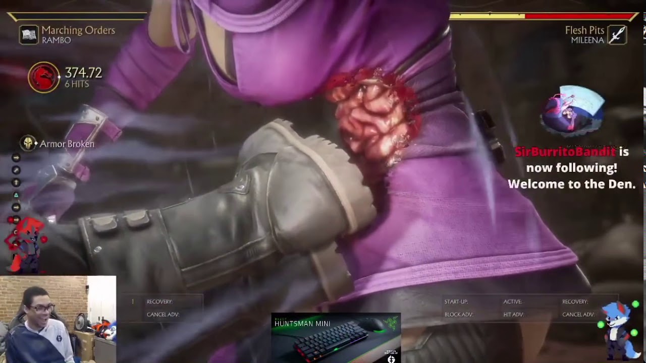 RAMBOS&rsquo;S ARMOUR BREAK COMBO! SonicFox&rsquo;s Breakdown! MK11 Ultimate Rambo Gameplay Breakdown and Combos