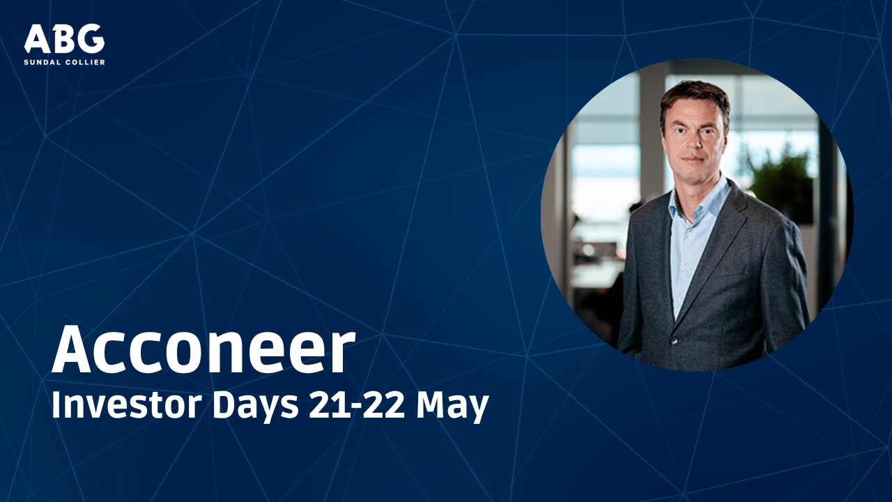 Acconeer - ABGSC Investor Days May 21-22