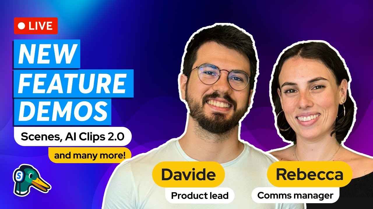 Онлайн-обновление и демонстрация: сцены, AI Clips 2.0 и многое другое!