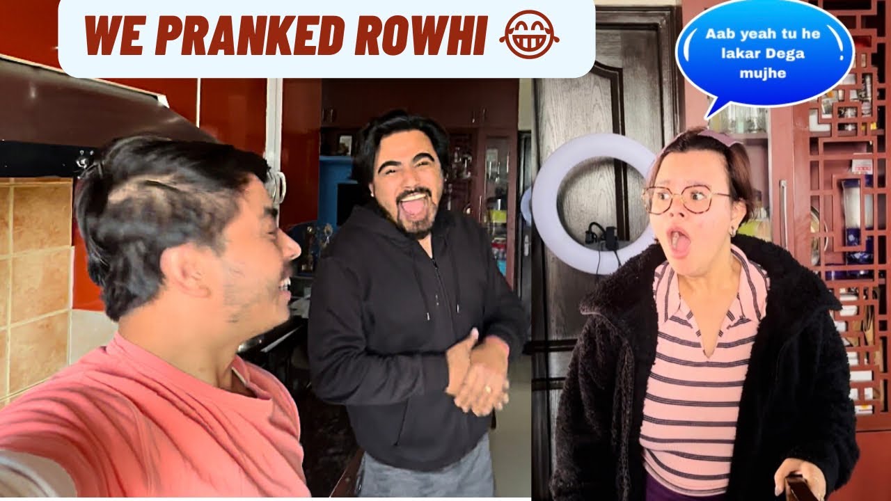 PRANK ON MY SISTER @RowhiRai