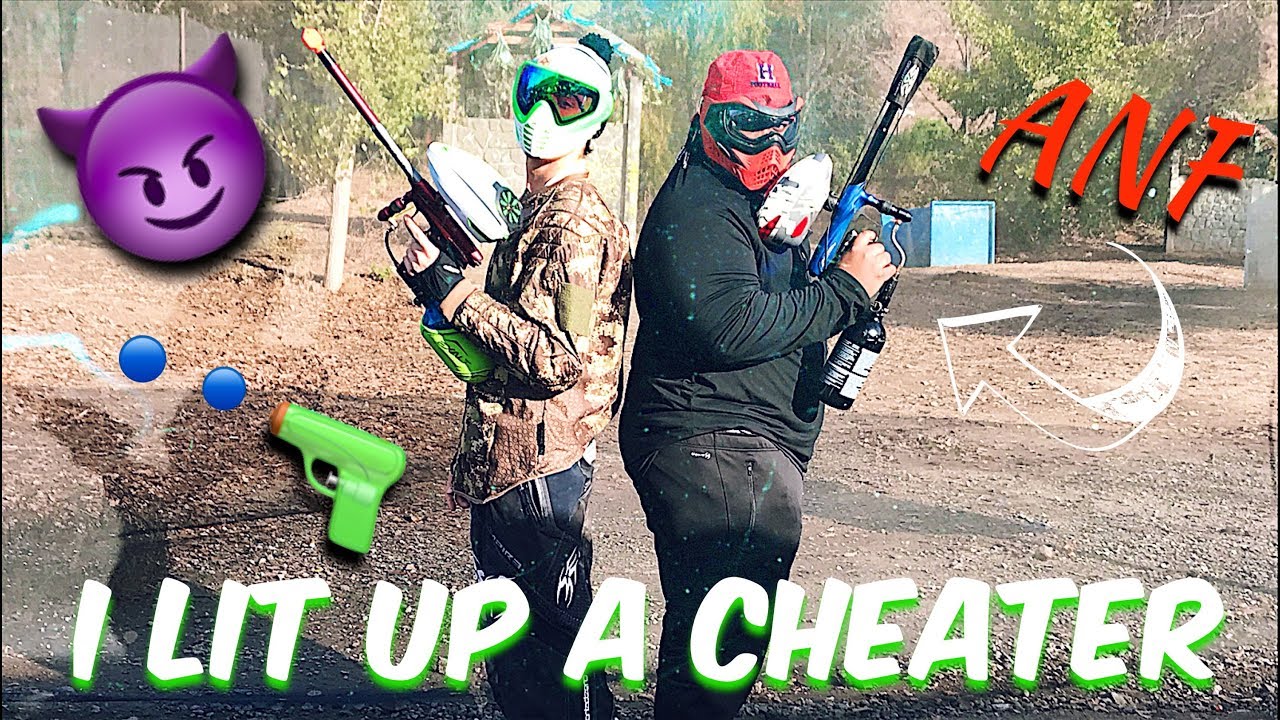 I LIT UP A CHEATER // PLAYING WITH ANFERNEE AUBURT // JUNGLE ISLAND PAINTBALL #3
