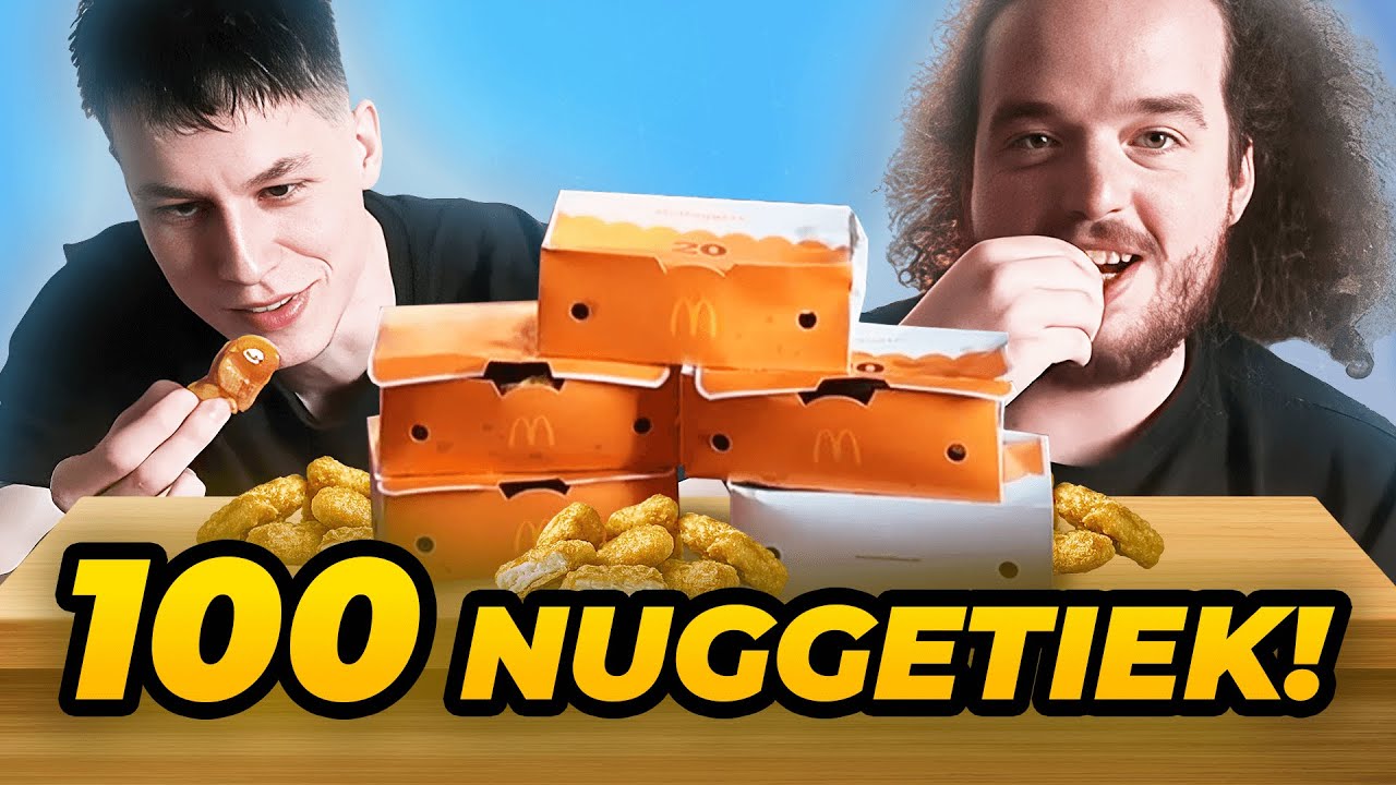 Dokážeme Zjesť 100 NUGGETIEK Z MCDONALD’S?