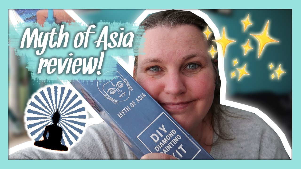 UNBOXING EN REVIEW DIAMOND PAINTING MYTH OF ASIA!!
