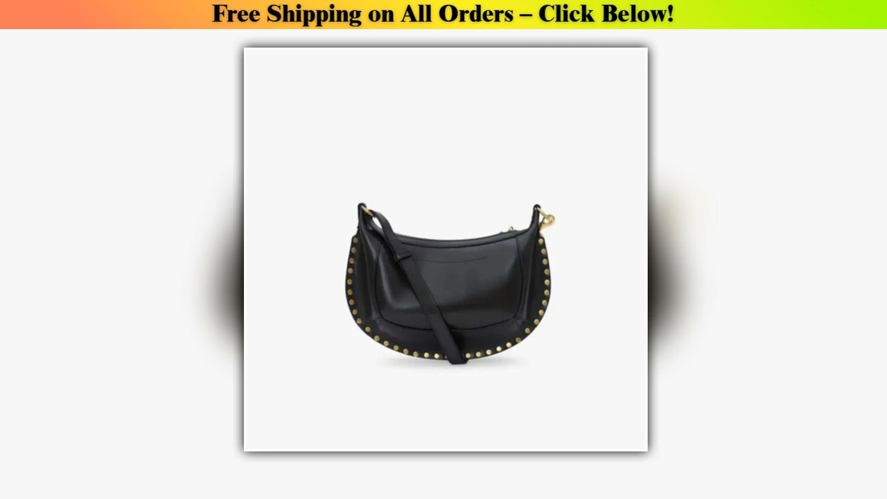 Retro popular willow nail classic half moon foreskin leather single shoulder crossbody bag,