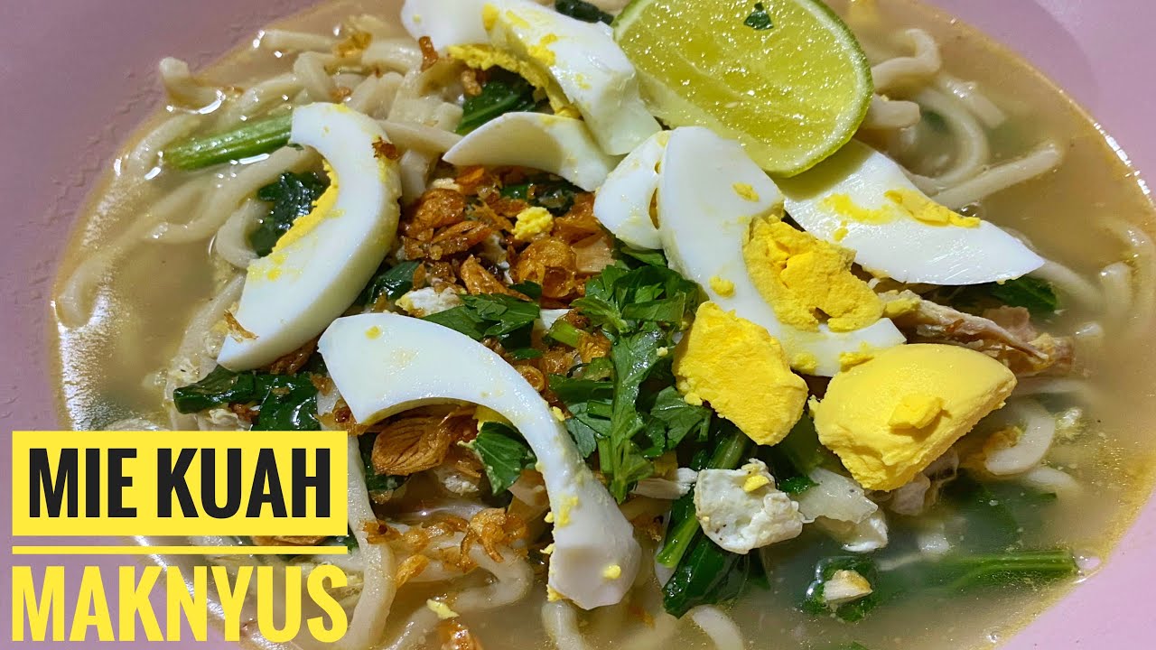 Resep Mie kuah maknyusss