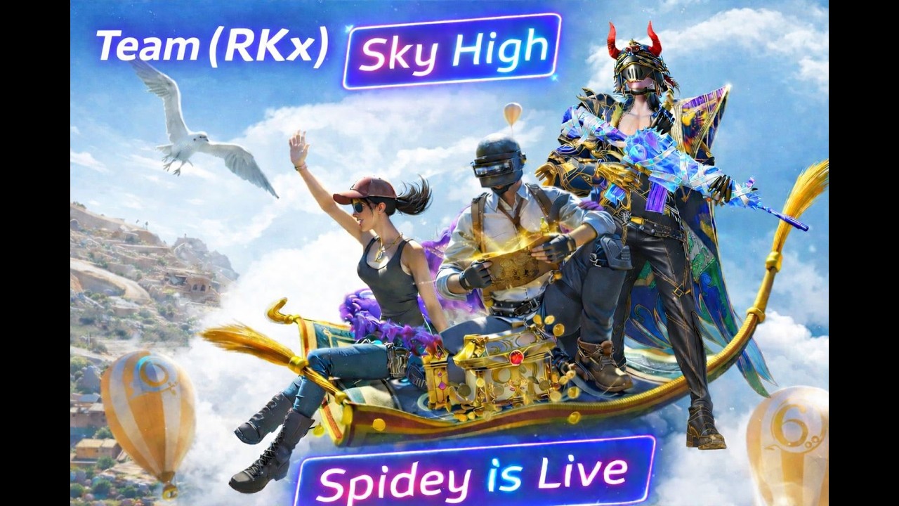 Aladin wala event☠️SPIDEY IS LIVE with Team {RKx} ☠️