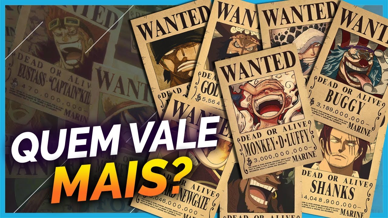 AS MAIORES RECOMPENSAS DE ONE PIECE
