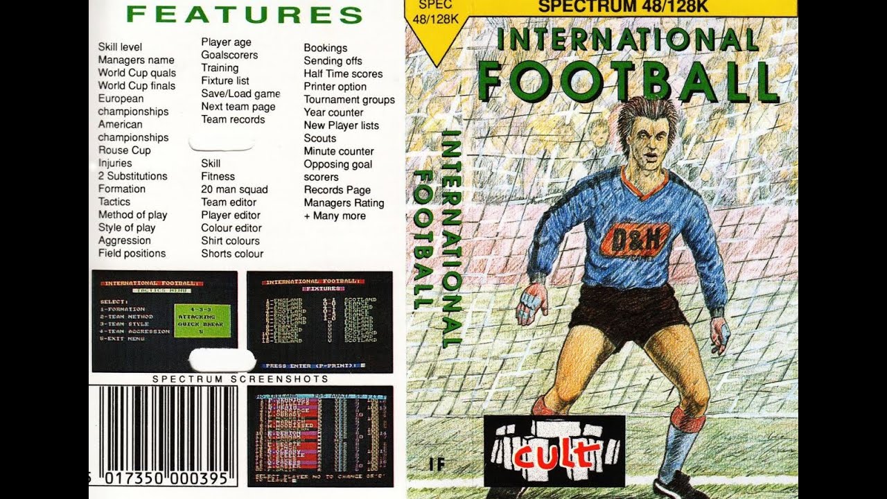 Международный футбол...Скрытая классика на ZX Spectrum?