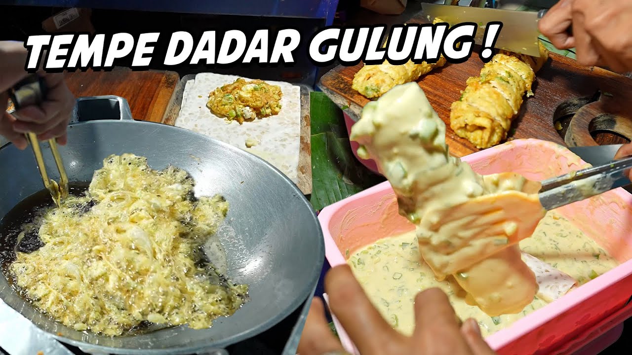 TEMPE NYA DI JADIIN TELOR GULUNG, HEBOH BANGET SEINDONESIA!