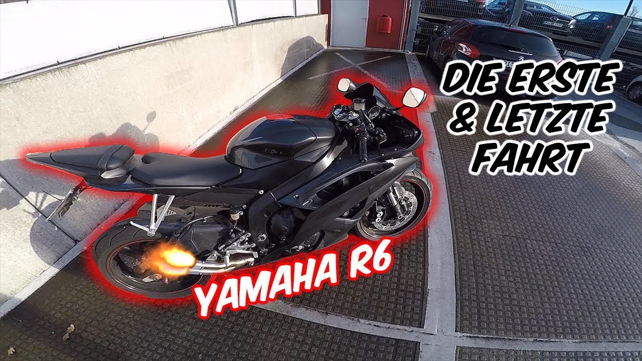 Erste Fahrt mit dem neuen Motorrad - Yamaha R6 - Driftzember