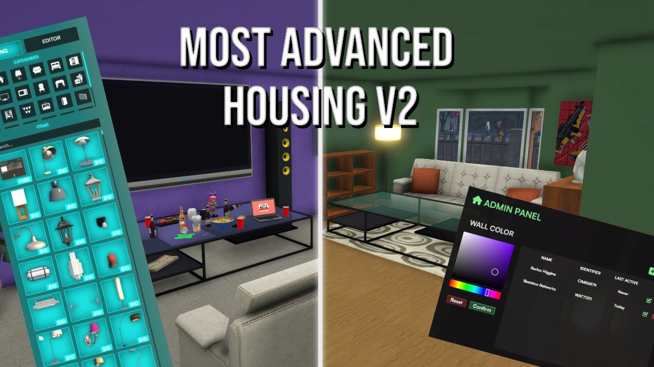 SN Properties 2.0 – The Most Advanced Housing Script for FiveM | Motorhomes, Wall Customization