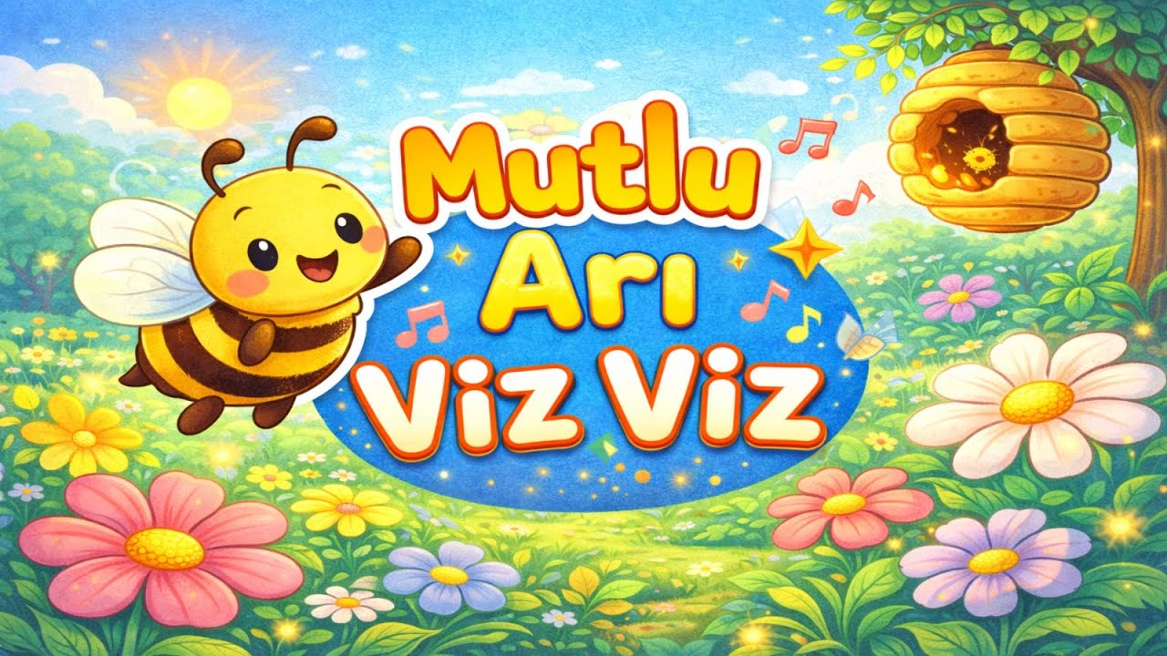 Mutlu Arı Vız Vız 🐝 | Eğlenceli Çocuk Şarkısı | Mini Lumy Kids TR