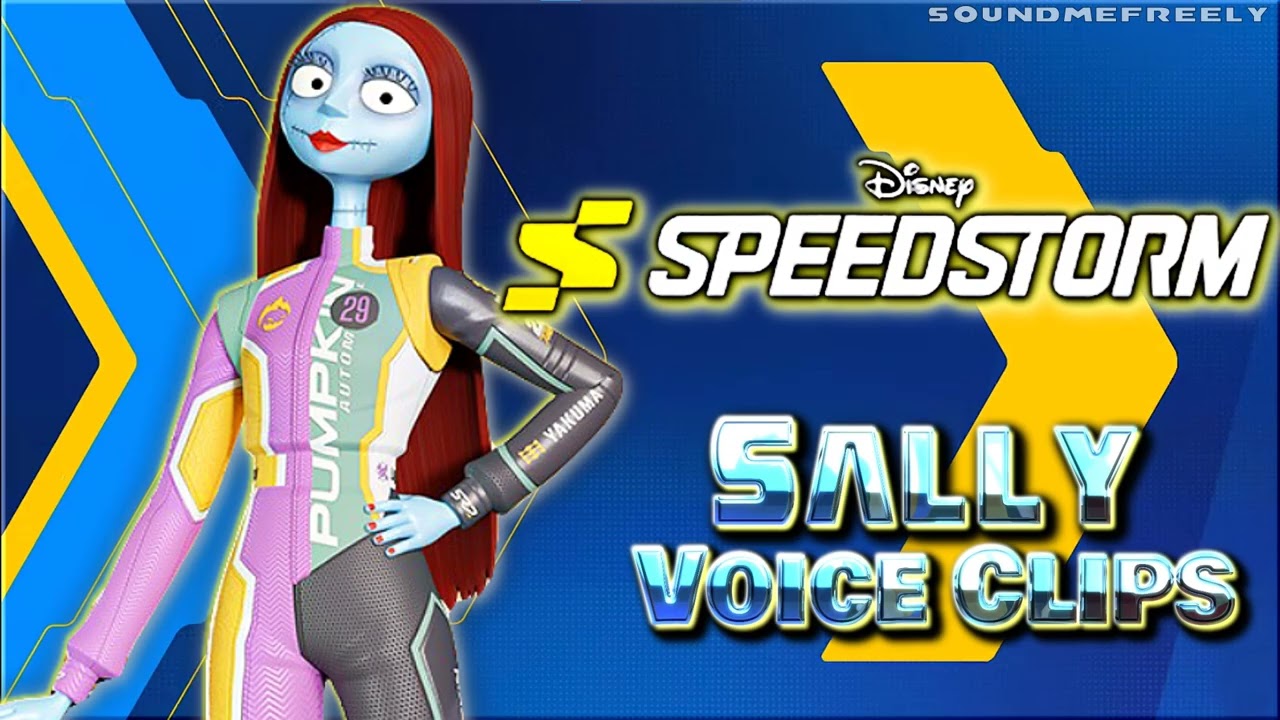 All Sally Voice Clips • Disney Speedstorm • All Voice Lines • 2023 (Catherine O'Hara) Season 10