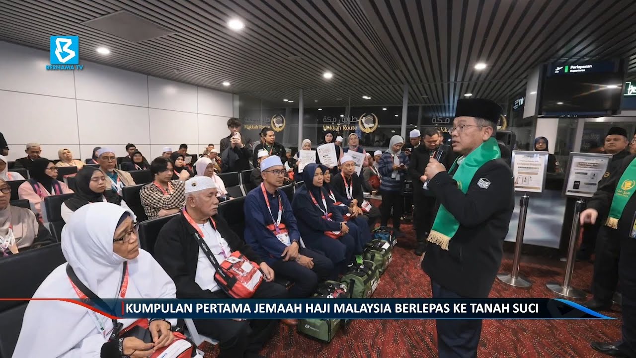 Kumpulan pertama jemaah haji Malaysia berlepas ke Tanah Suci