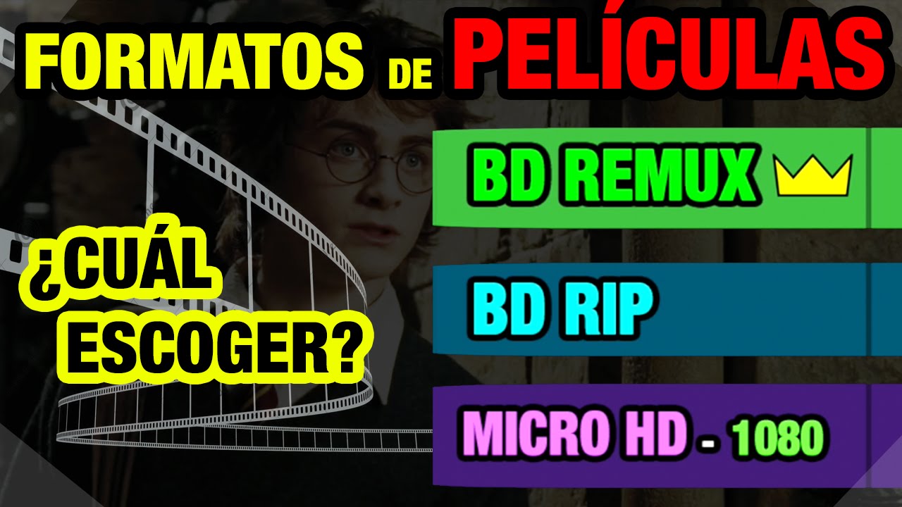 VIDEO | Formatos  BDREMUX - BDRIP - MICROHD - HDRIP