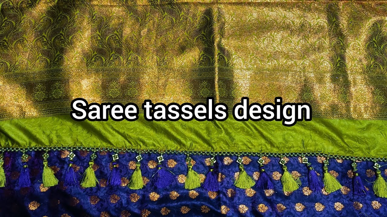 Saree tassels design |simple method |step by step process |videos #viralvideos @RMFashionsandVlogs