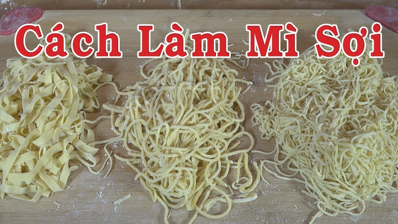 Cách Làm Mì Tươi Và Da Hoành Thánh Dai, Giòn, Đơn Giản  - Nguyễn Hải - YouTube