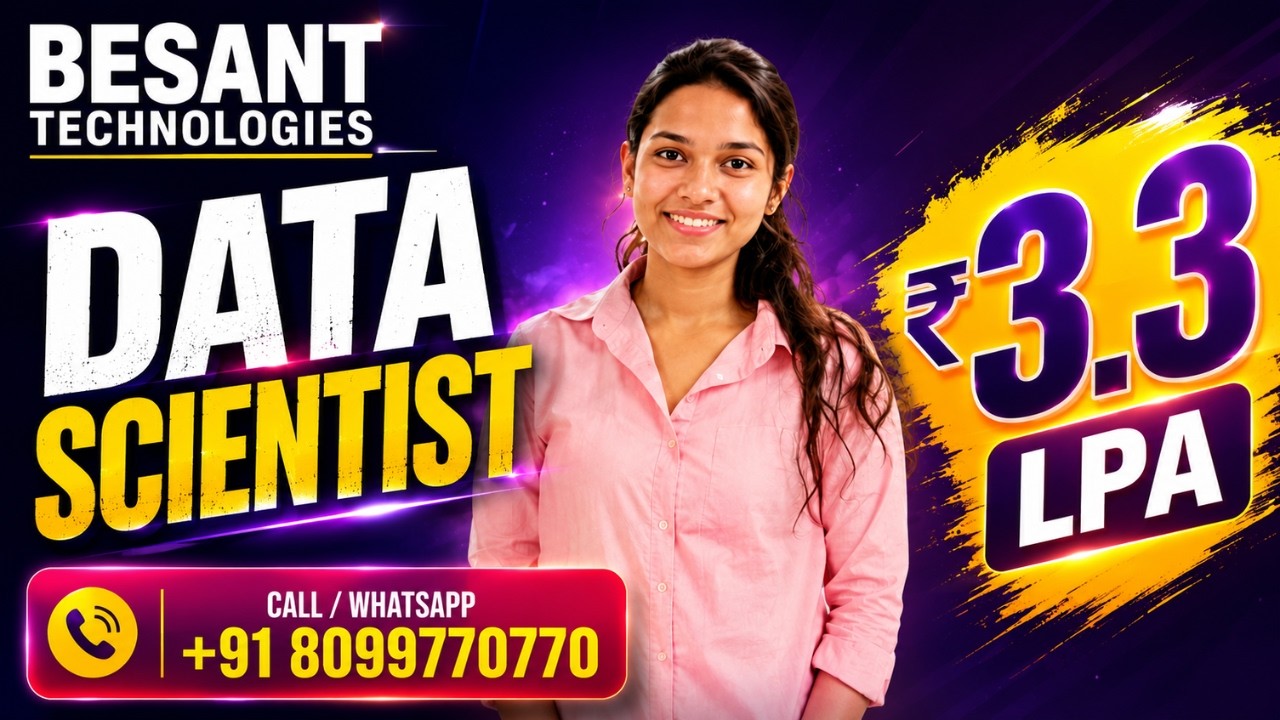Data Scientist Placement Success Story | Data Science Course in Chennai | Besant Technologies