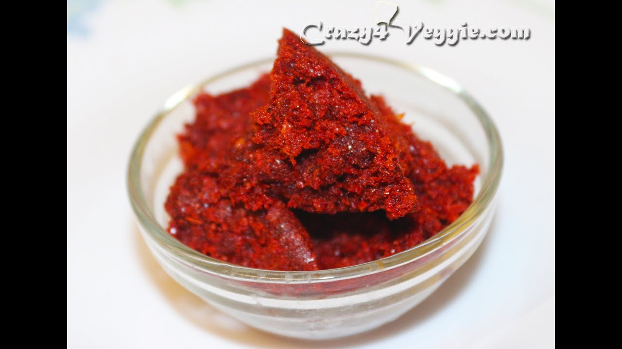 Garlic red chili chutney - day to day use of making sabzi/curry by crazy4veggie.com