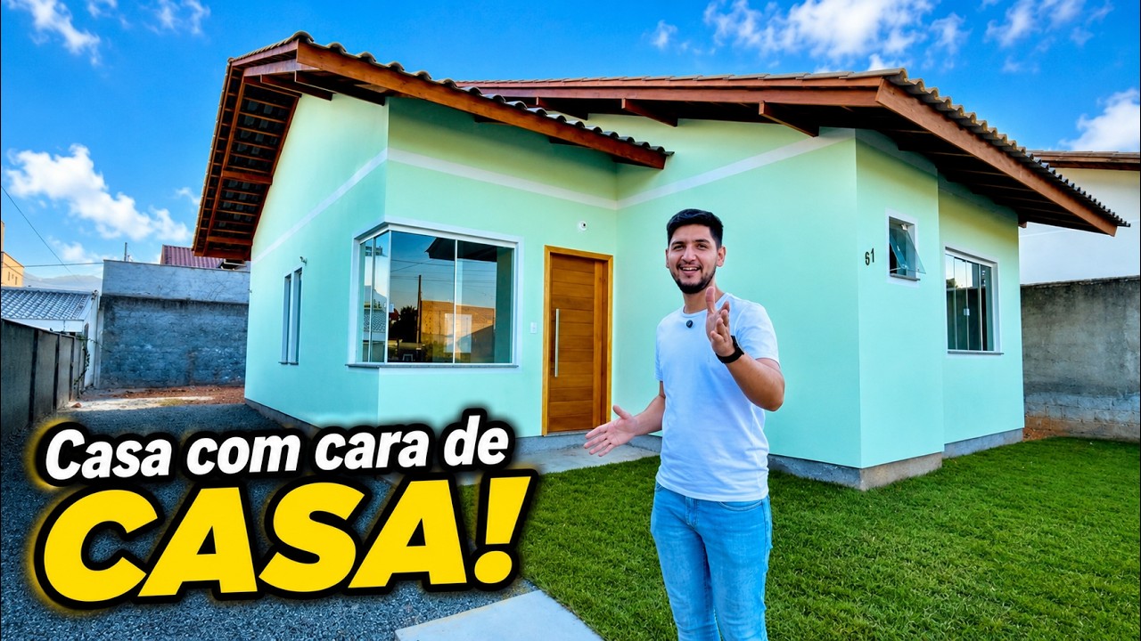 Casa com sala e cozinha separadas 😍