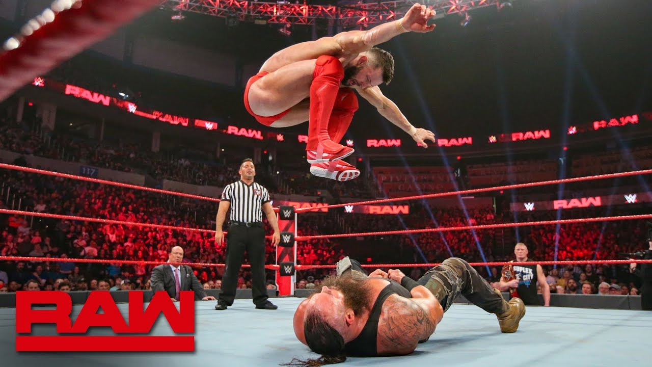 Finn B&aacute;lor vs. Braun Strowman: Raw, Jan. 21, 2019
