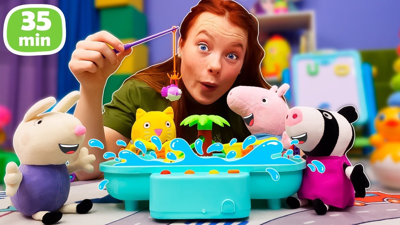 35 Minuten Spaß mit Peppa Wutz und Irene 💕 Videosammlung für Kinder