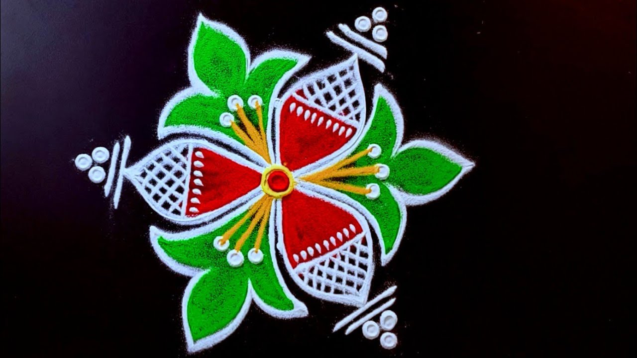 தினசரி வாசலுக்கு போட அழகான 3 குட்டி குட்டி மினி ரங்கோலி கோலங்கள் ♥️ trending new rangoli designs