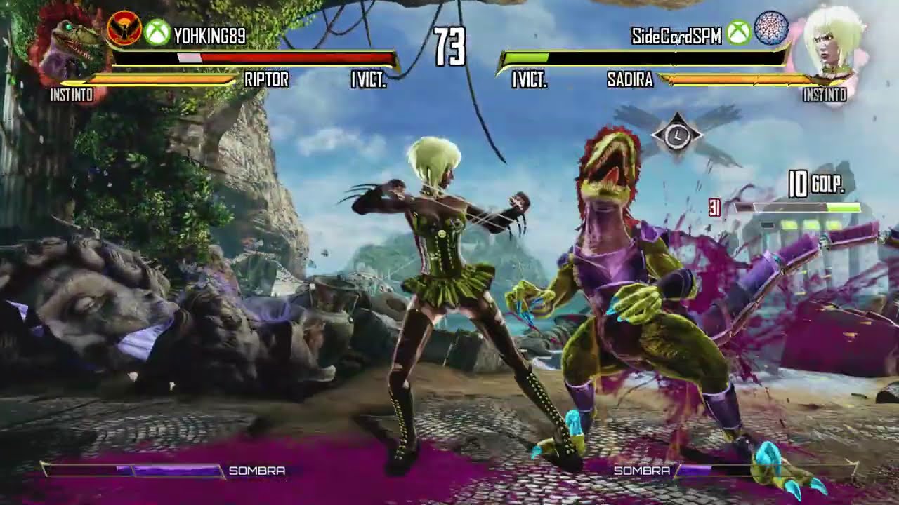 KILLER INSTINCT  ONLINE GAMEPLAY SADIRA VS RIPTOR