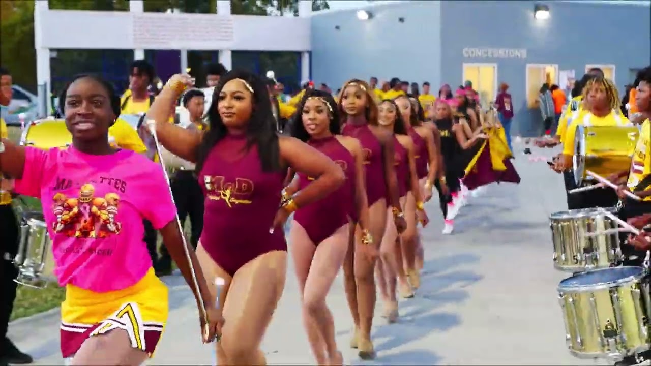 Mcdonogh 35 Marching band entering stadium 2025 @ Carver game (HD) 4K  