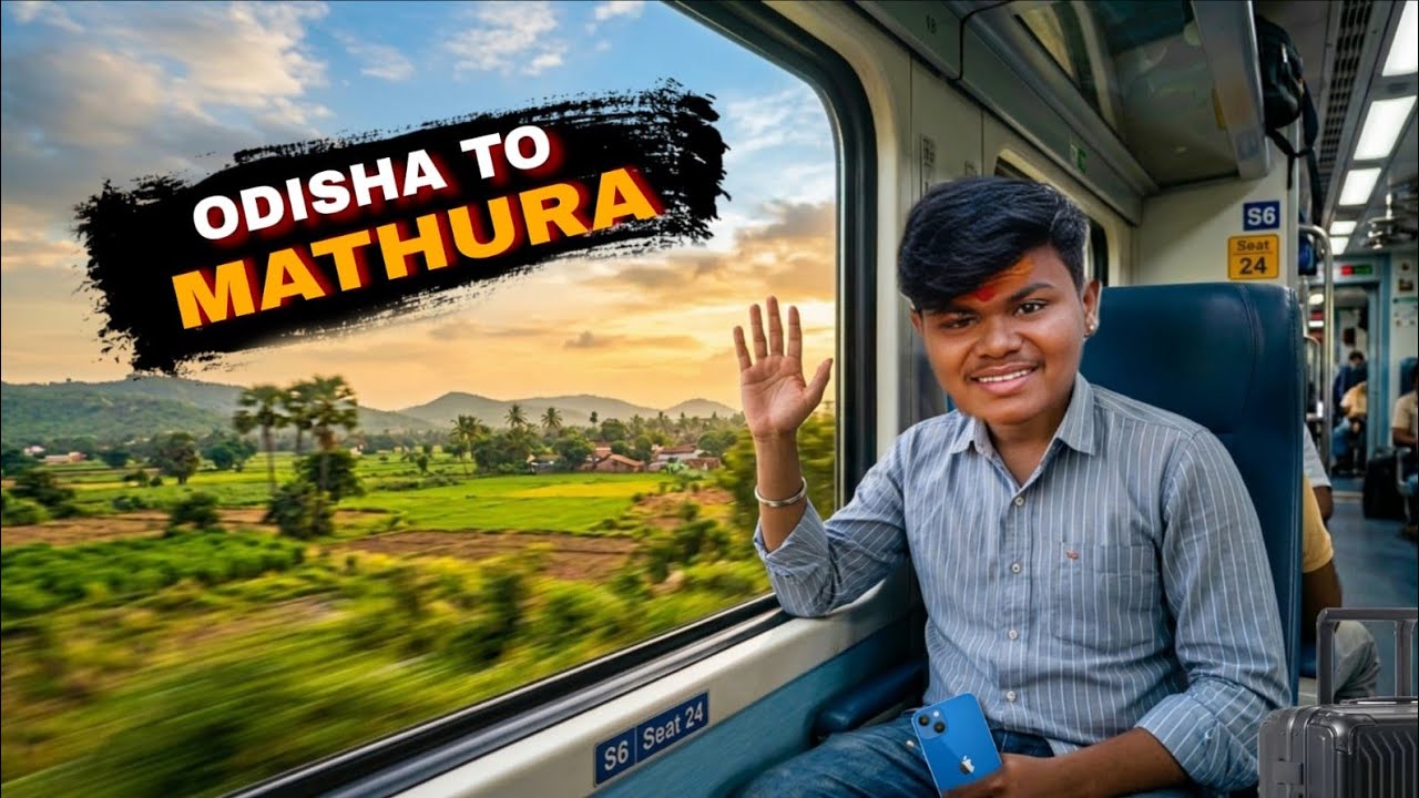 Odisha To Mathura By Train 🚆🚂 || Odia Vlog || Vip toka #odiavlog #travel #odiatravel 