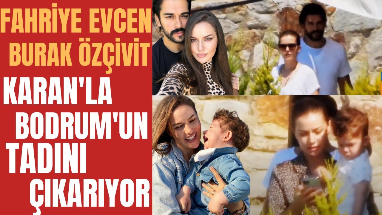FAHRİYE EVCEN ANNELİĞİ İLE HAYRAN BIRAKTI! Burak Özçivit ve Fahriye Evcen Aşkı Karan ile Büyüyor!