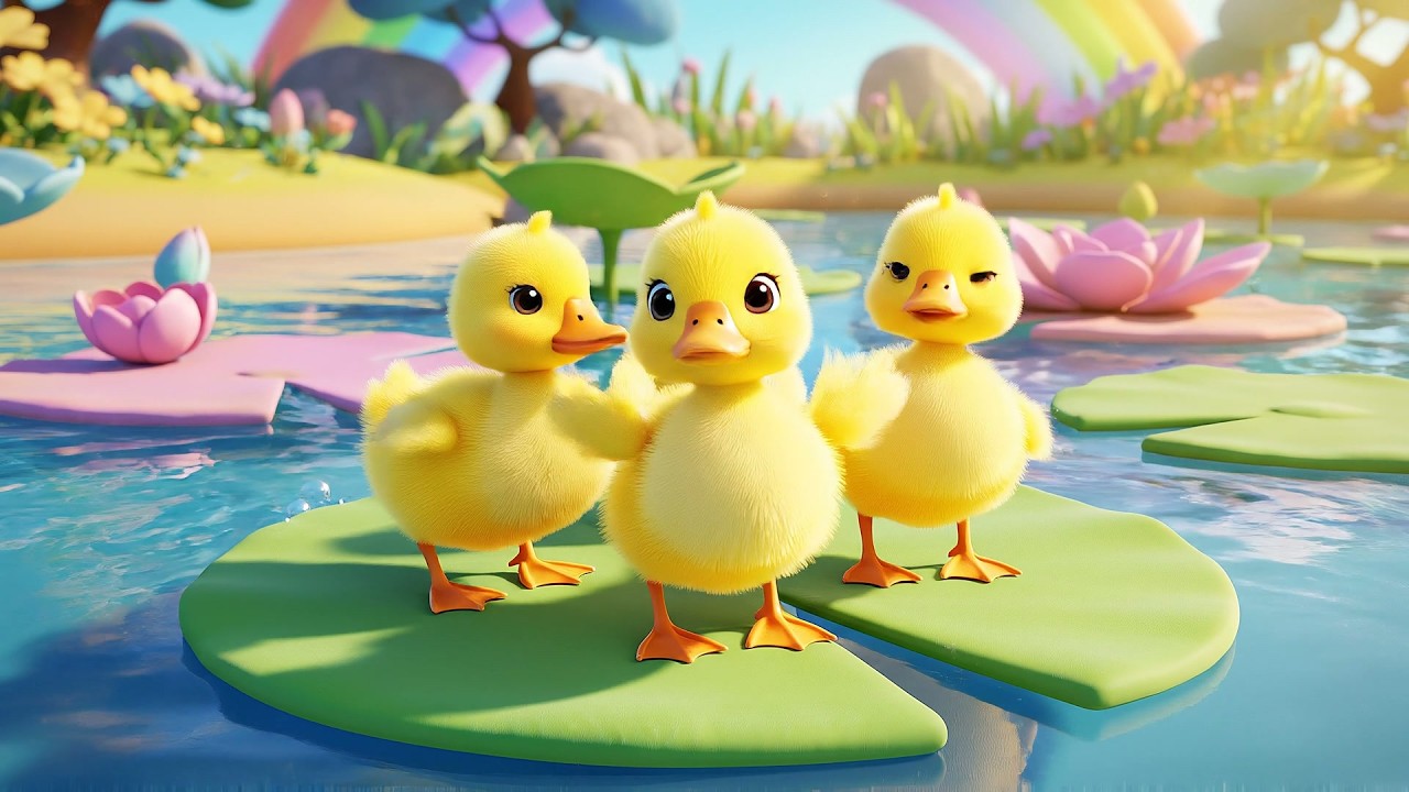 Cinco Patitos de Juguete Cuac Cuac Cuac | Canciones Infantiles para el Baño