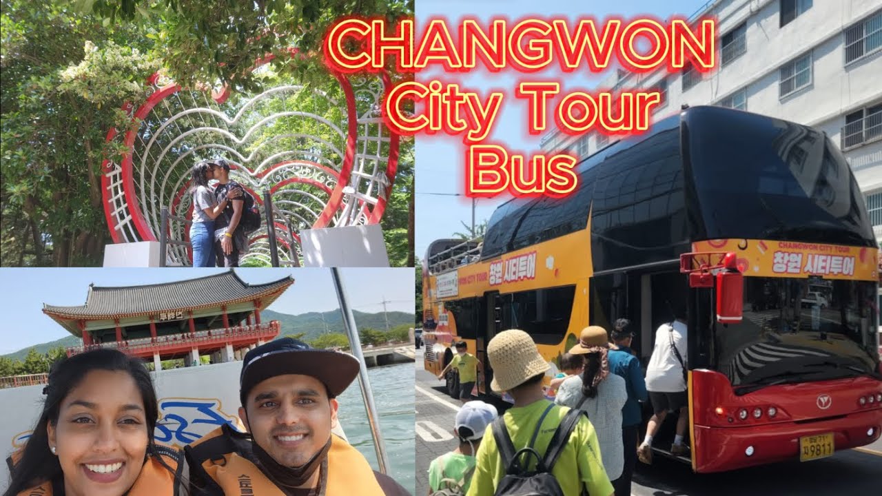 Exploring on the City Tour Bus - Changwon, South Korea