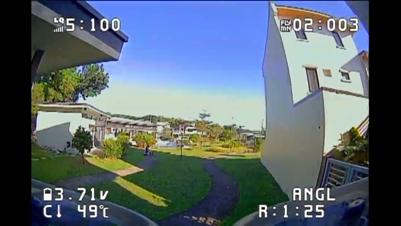HGLRC PETREL 75WHOOP V2 fly Test in a Windy Day using GNB 1s 660mah