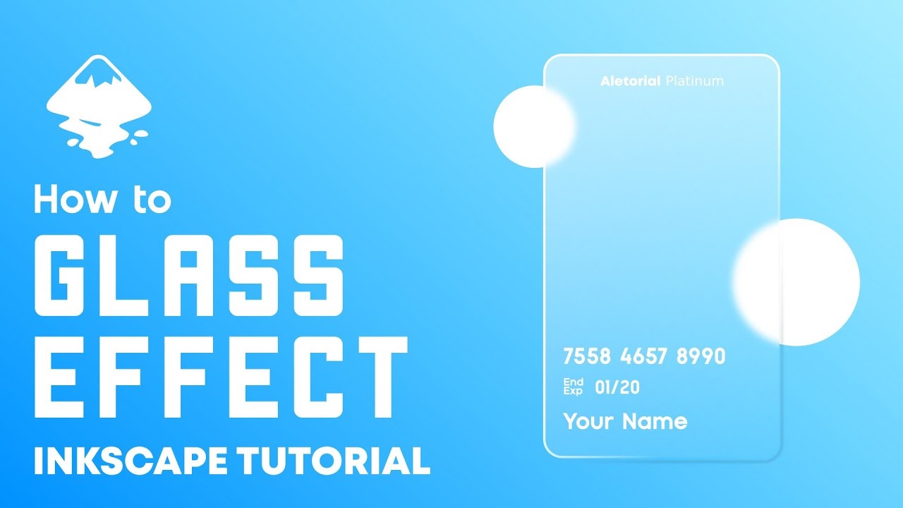 Inkscape Tutorials - Glass Morphism Effect