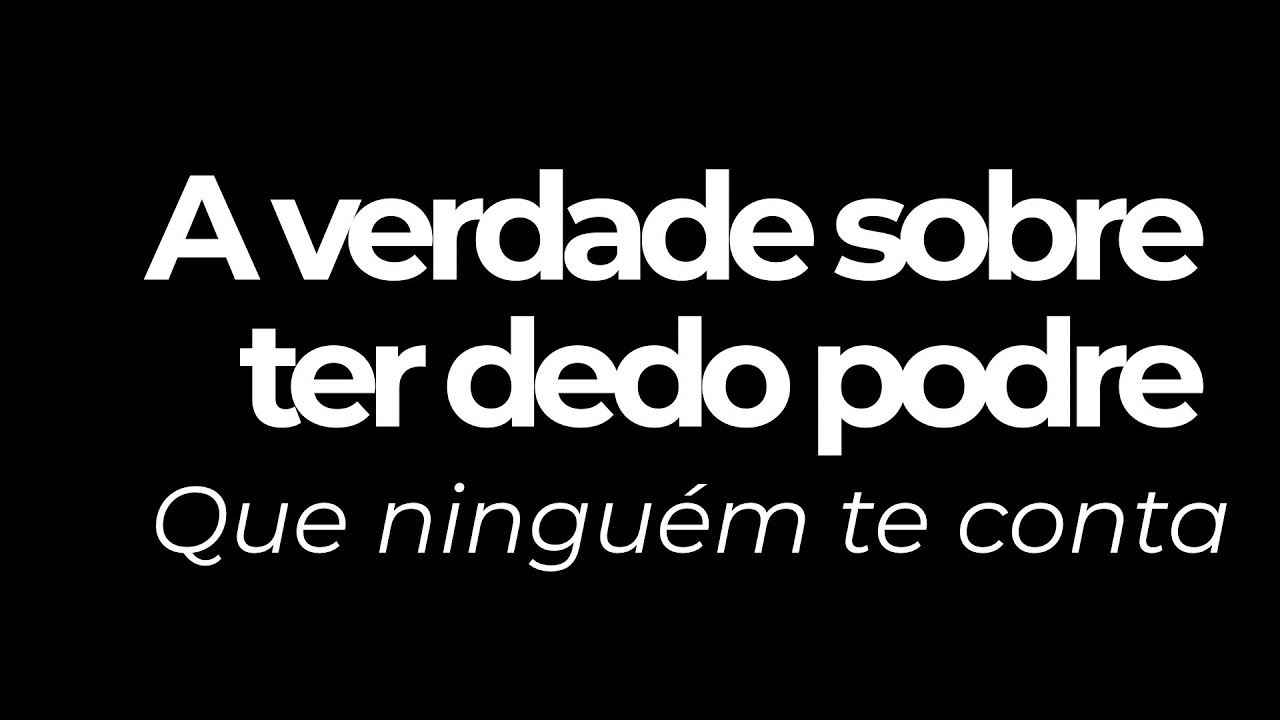 A verdade sobre ter dedo podre que ninguém te conta.
