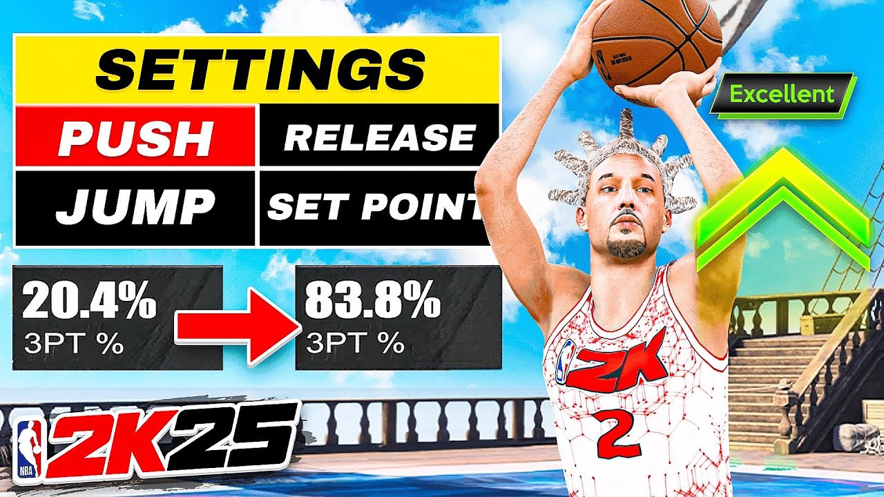 HOW TO SHOOT on NBA 2K25 - BEST SHOT TIMING VISUAL CUE + BEST SHOOTING TIPS & SETTINGS in NBA 2K25