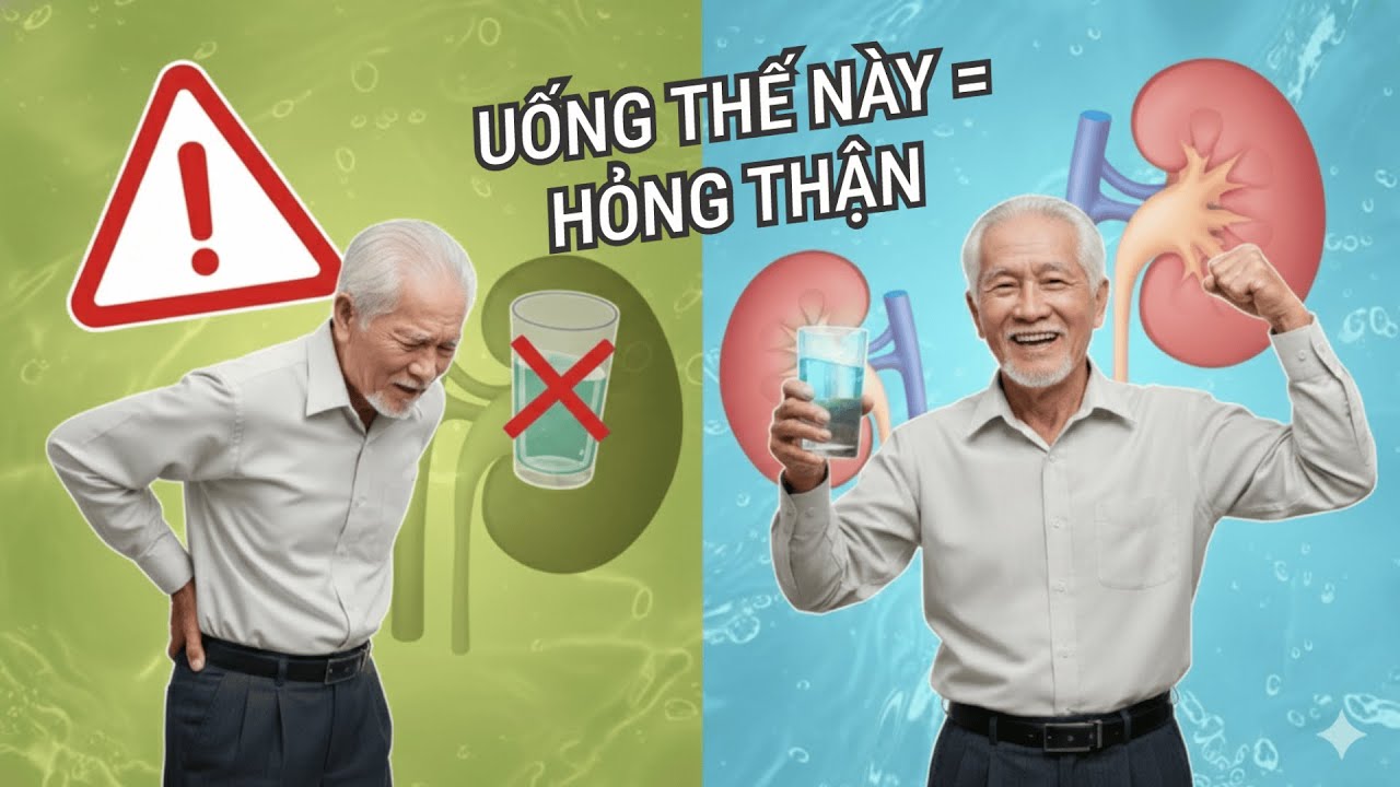 Sự thật về 2 Lít Nước: 90% Người Sau Tuổi 40 Đang Uống Sai Cách!