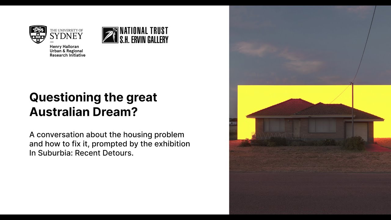 A talk on the housing crisis and solutions, inspired by the exhibition In Suburbia: Recent Detours
