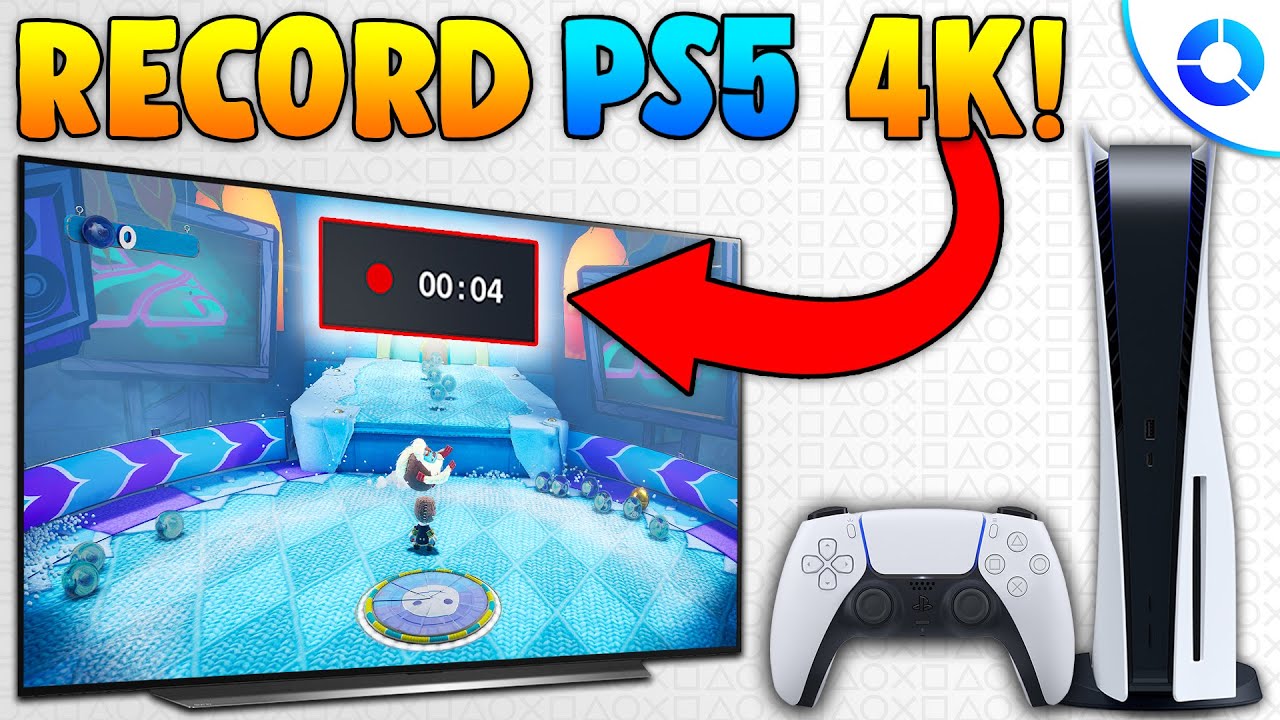 Как записать игровой процесс PS5 в разрешении 4K 60 кадров в секунду БЕСПЛАТНО!