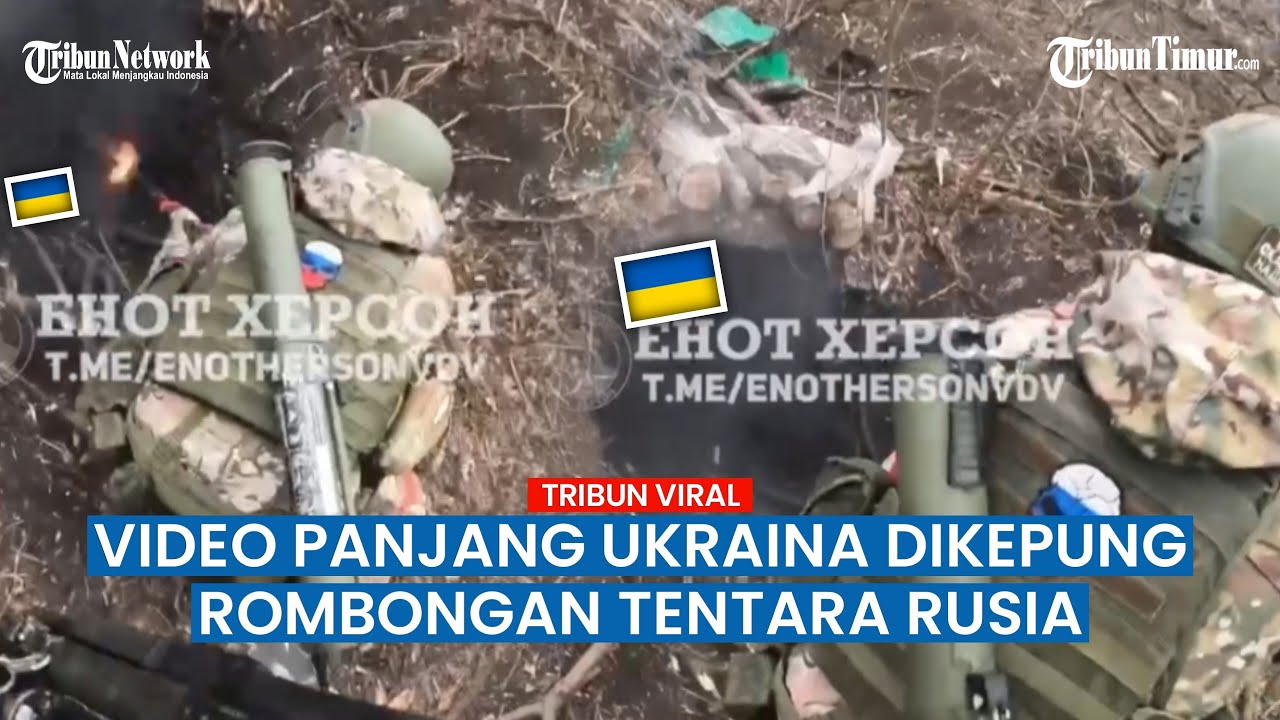 VIDEO FULL Pasukan Putin Luluh Lantakkan Lubang Persembunyian Ukraina