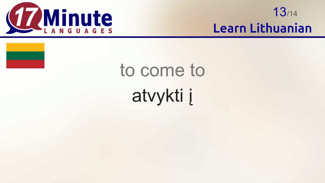 Learn Lithuanian (Part 3)