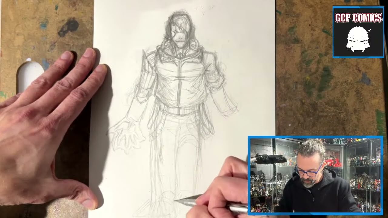 2Hr Grind: Pencils, Inks, and Mistakes Character Designs 1 #CyberPunk #HowtoDraw #CharacterDesign