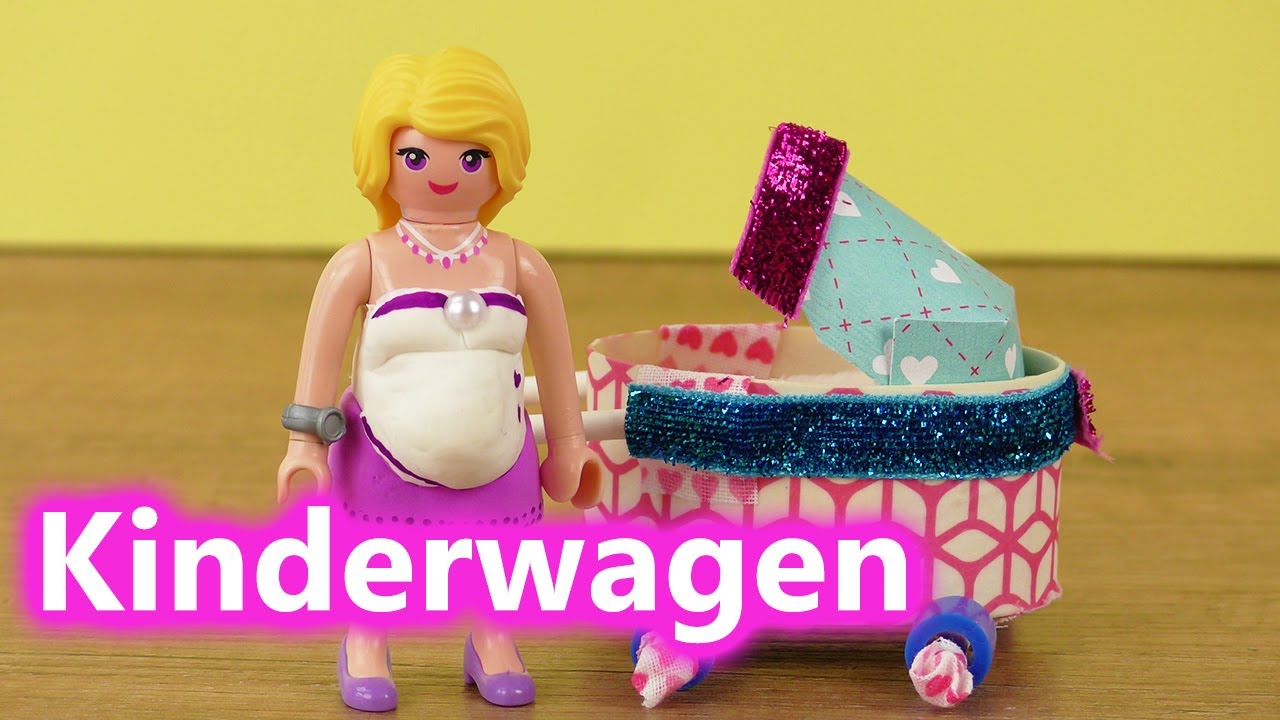 Playmobil Kinderwagen selber machen für Playmobils Next Topmodel Romi | DIY für Playmobil Schwangere