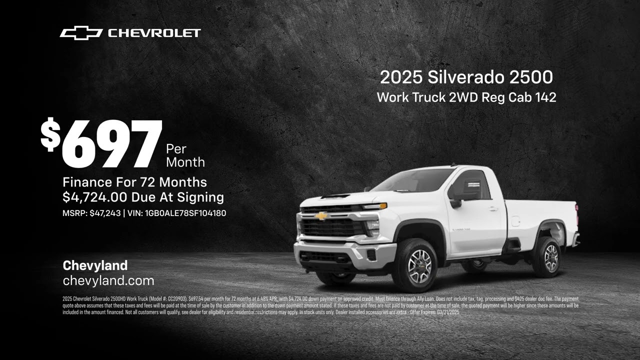 Chevrolet Silverado 2500 03/28/2025 5199332