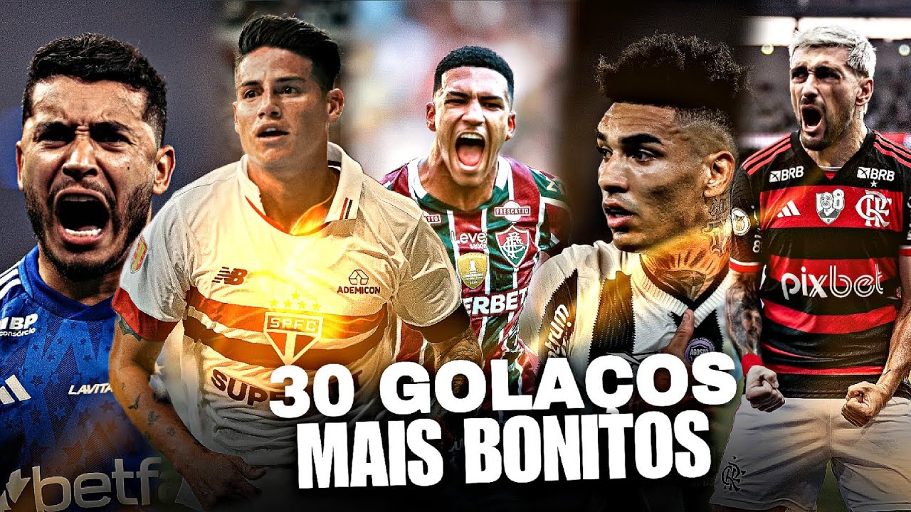30 MINUTOS DOS GOLS MAIS BONITOS DE 2024